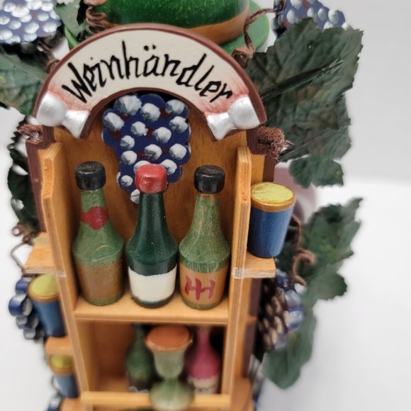 holz knoddl by Kathe Wohlfahrt Roving German Wine Merchant Only Top Decorate - Picture 6 of 16